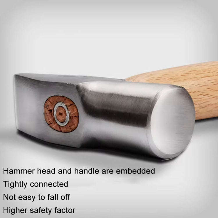 MYTEC Small Silversmith Hammer Tool Short Handled Small Hammer Handmade Round Head Duckbill Hammer