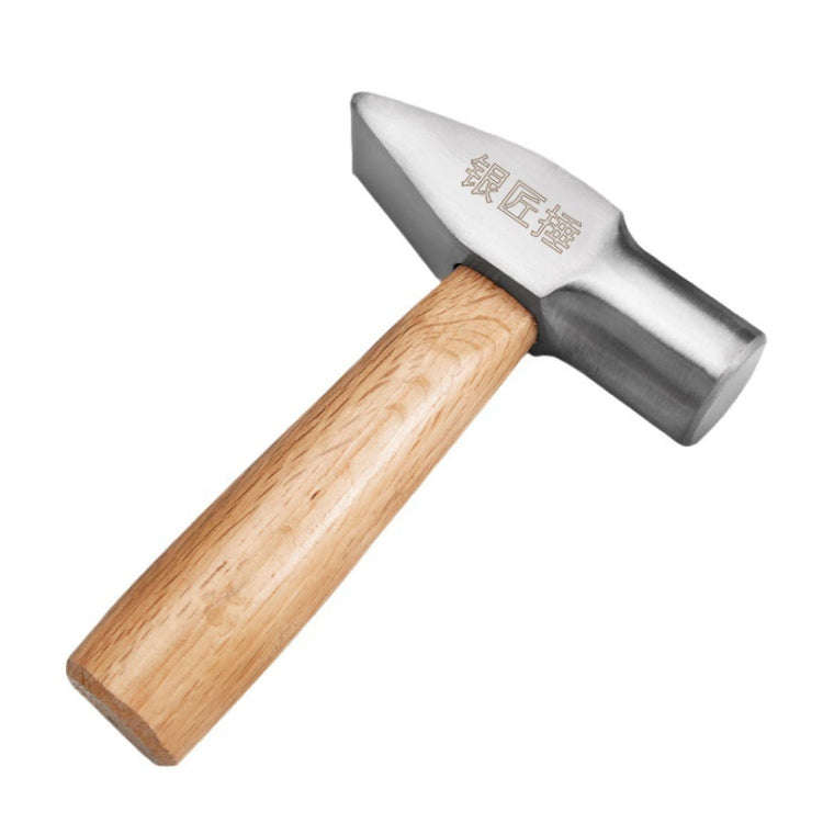 MYTEC Small Silversmith Hammer Tool Short Handled Small Hammer Handmade Round Head Duckbill Hammer