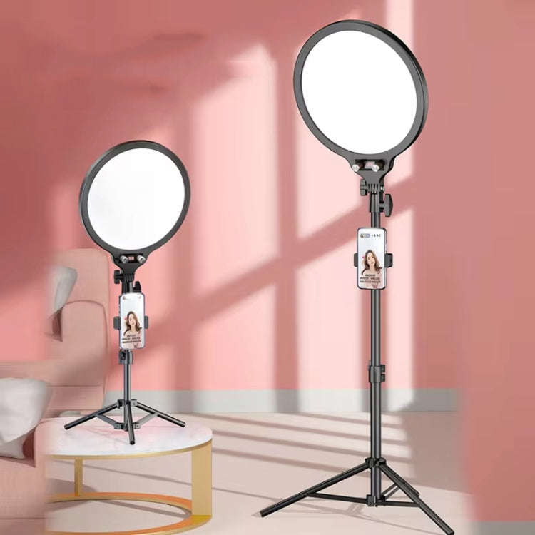 10.2 Inch Full-Screen Selfie Ring Light Tripod Set for Live Stream, Spec: 55cm Bracket With Remot...