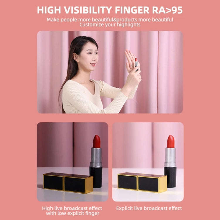 10.2 Inch Full-Screen Selfie Ring Light Tripod Set for Live Stream, Spec: 55cm Bracket With Remot...