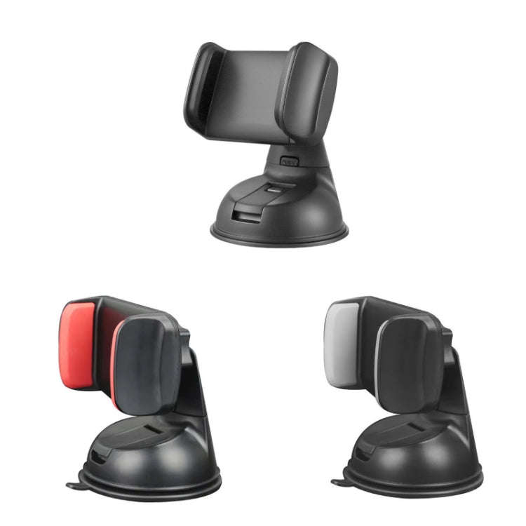 Navigation Car Holder Dashboard Desktop Suction Cup Mobile Phone Holder(Black Red)