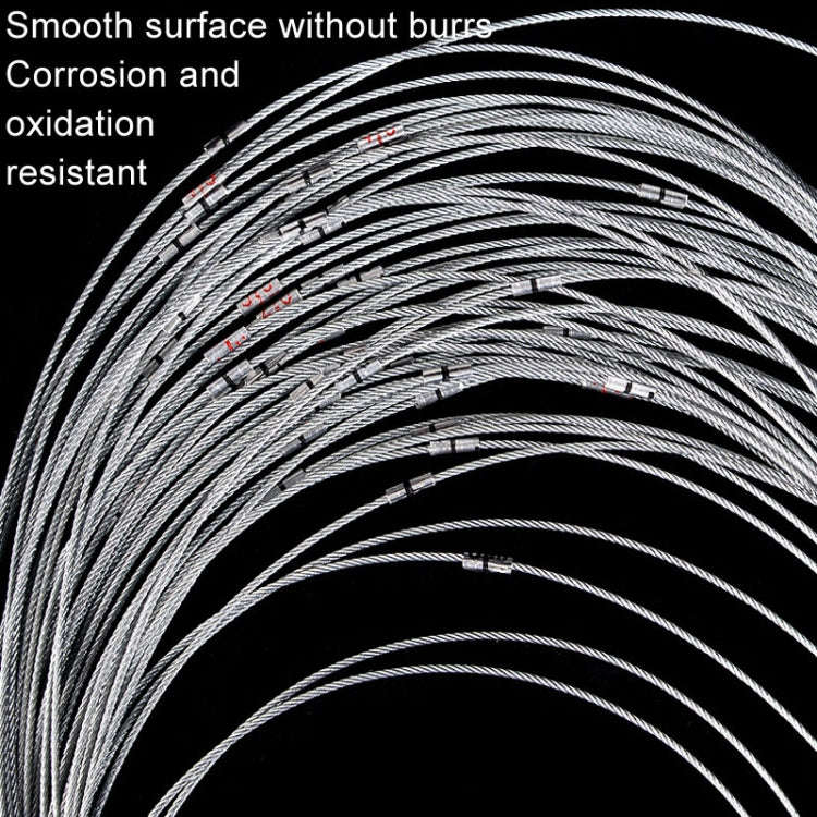 100m Steel Wire Measuring Rope With Scale Marking Pull Ring Deep Well Rope