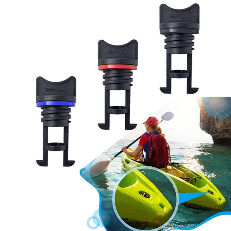 BSET MATEL 19mm Nylon Marine Drain Plug Bilge Outlet Plug(Blue)