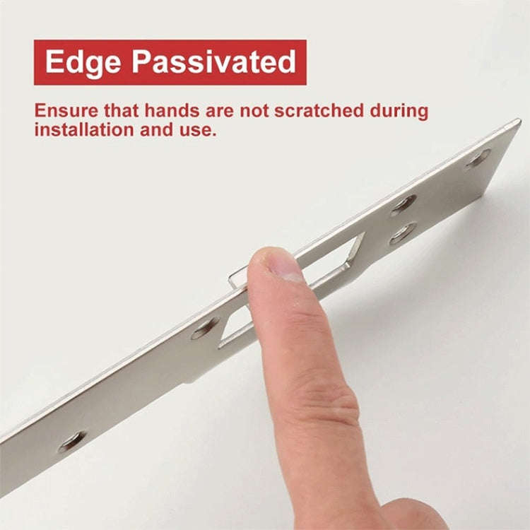 Heavy Duty Metal Latch Plate for Exterior Interior Door Double Hole Reinforcement Striker Plates(...