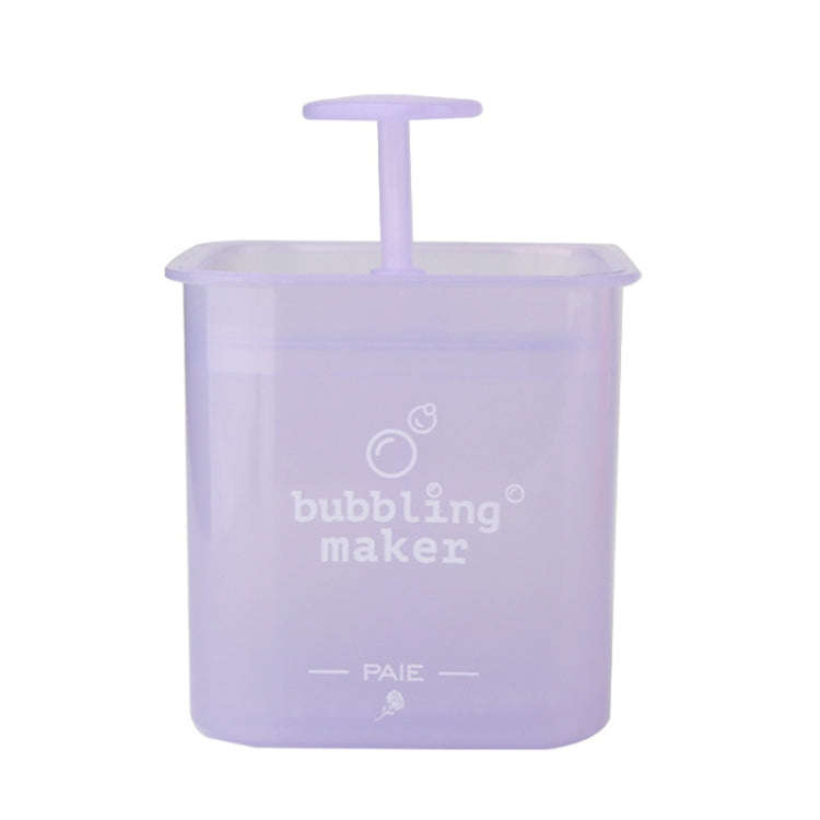 Facial Cleanser Foaming Maker Bubbler Cup Travel Portable Manual Foaming Bottle, Color: Large Purple