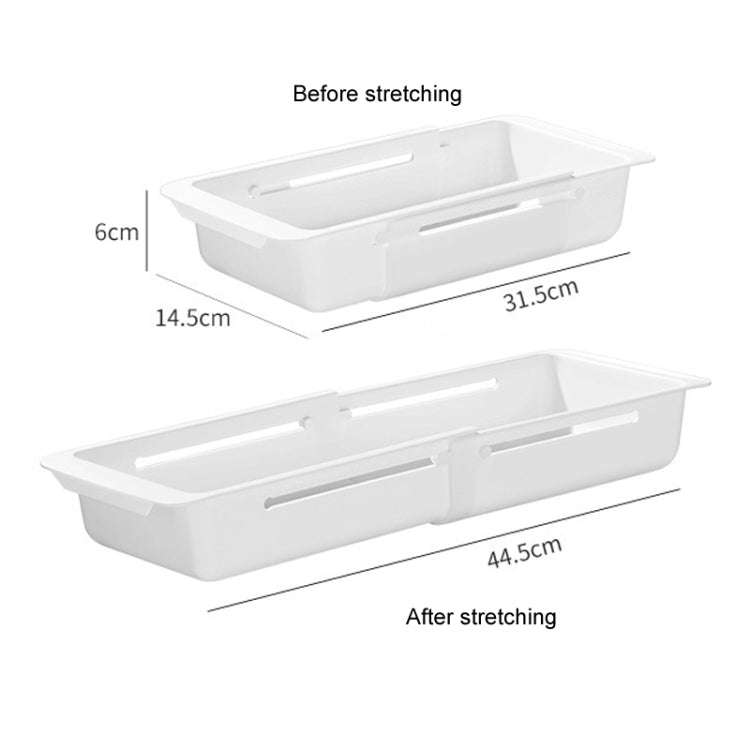 No Punch Under Sink Shelf Household Multifunctional Cabinet Organizer, Style: Deducting Extending...