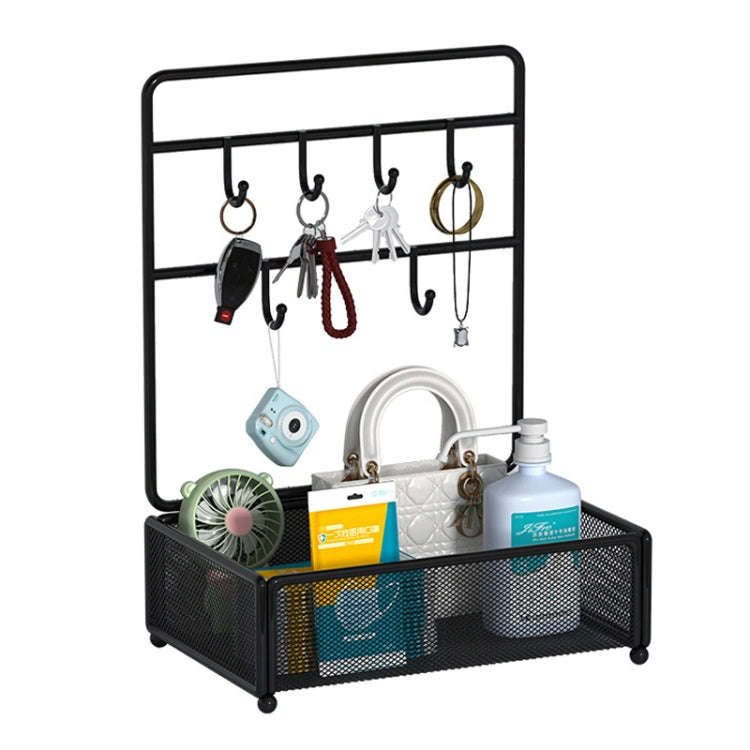 Key Storage Ornament Enter Door Hanging Key Shoe Cabinet Shelf Jewelry Organizer, Color: Large Re...