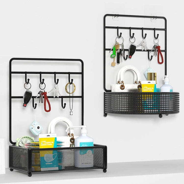 Key Storage Ornament Enter Door Hanging Key Shoe Cabinet Shelf Jewelry Organizer, Color: Medium H...
