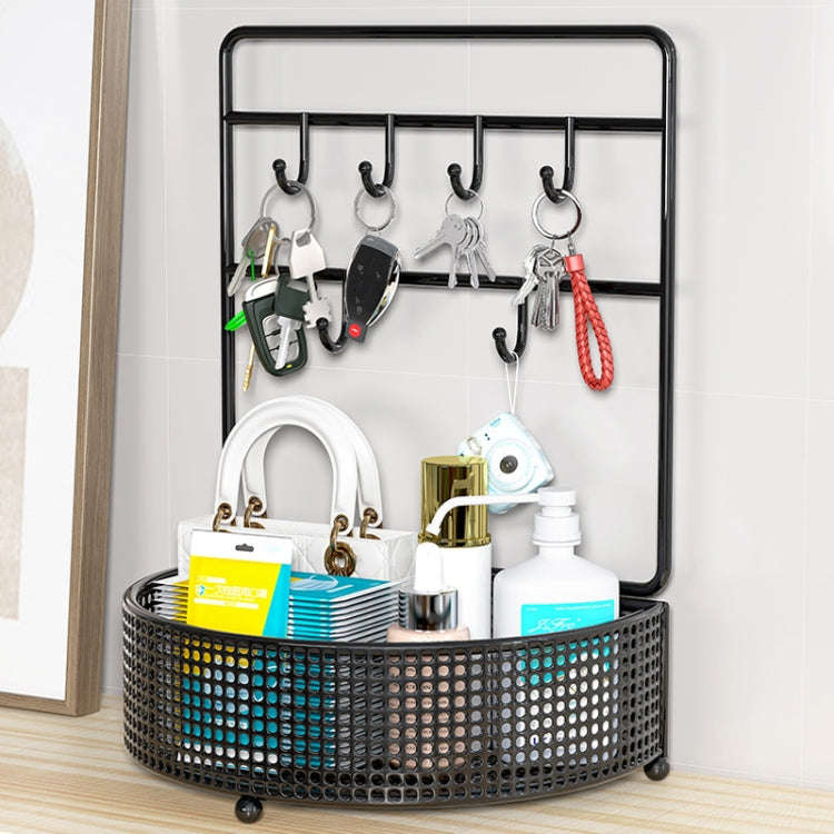 Key Storage Ornament Enter Door Hanging Key Shoe Cabinet Shelf Jewelry Organizer, Color: Medium H...