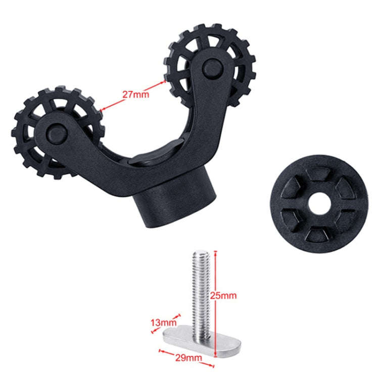 Canoe Paddle Fishing Rod Holder Rail Bracket Kayak Accessories, Specification: 12 Inch Rail