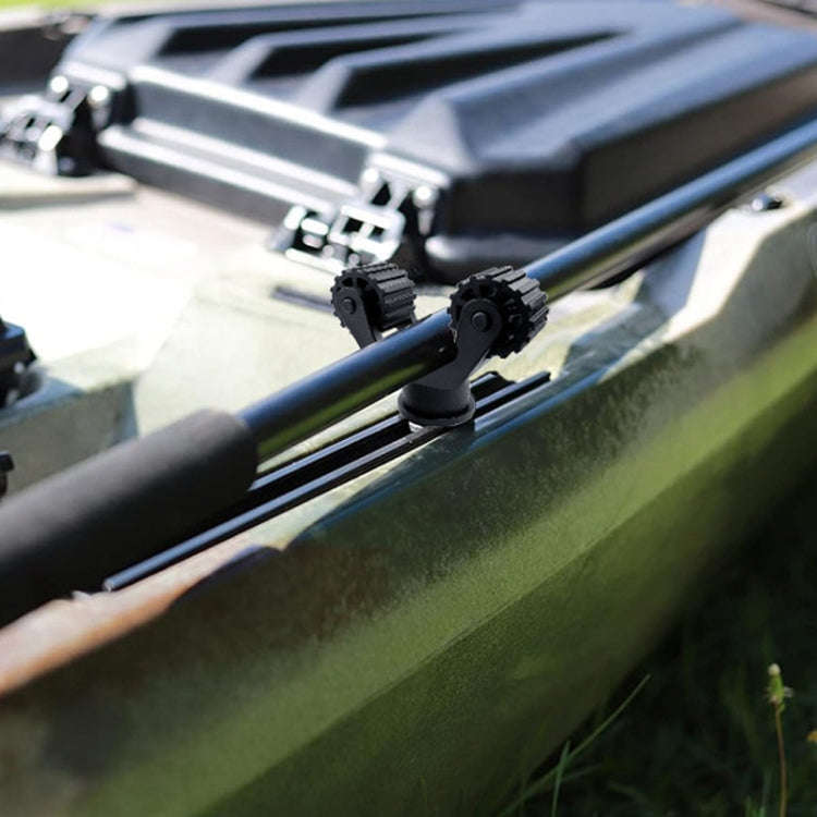 Canoe Paddle Fishing Rod Holder Rail Bracket Kayak Accessories, Specification: 12 Inch Rail