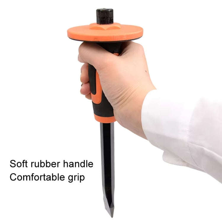 MYTEC Upgraded Tip 250mm Forged Hexagonal Rod Chisel Big Top Cap Industrial Grade Forged Steel Ch...