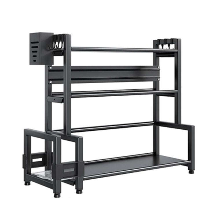 Three-Layer 40cm Kitchen Multifunctional Shelf Household Countertop Spice Storage Racks
