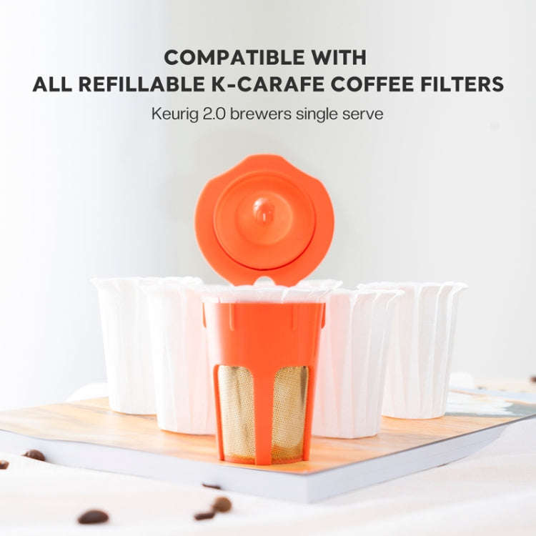 100pcs For Keurig 2.0 Coffee Capsule Cup Disposable Paper Filter
