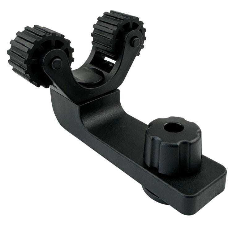 Canoe Paddle Fishing Rod Holder Rail Bracket, Specification: Adjustable Roller