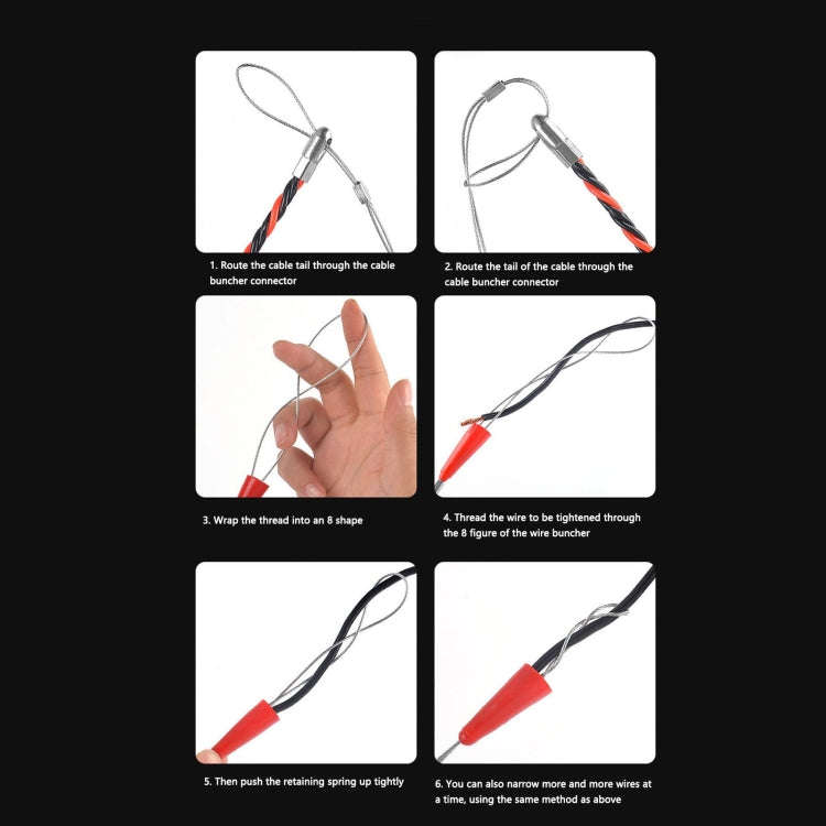 10m Flat Head Dual Color Pipe Threading Puller Electrician Manual Threader