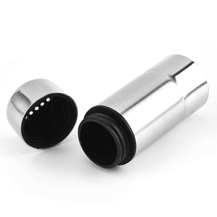 Stainless Steel Kitchen Spice Jar Outdoor BBQ Seasoning Bottle Pepper Sprinkle Jar(9-hole)