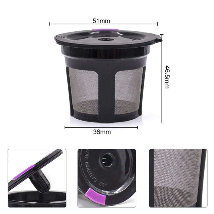 For Keurig Coffee Maker Reusable Mesh Coffee Filter(Purple)