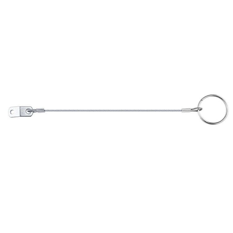 4.5mm 316 Stainless Steel Marine Hardware Spring Safety Stop, Specifications: 240mm Rope