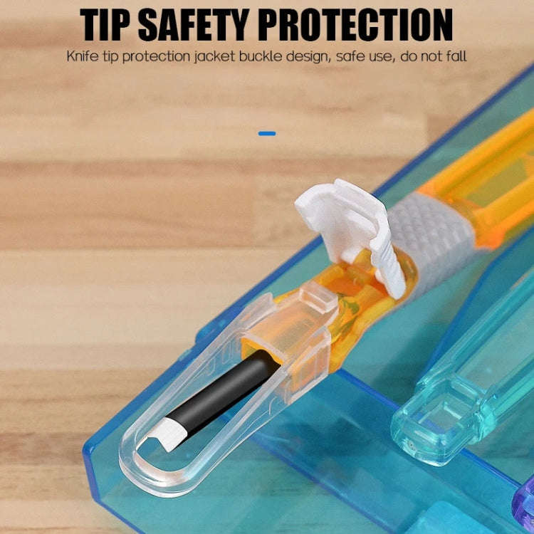 MYTEC 6 In 1 Carpenter Seal Carving Tools Alloy Bit Plastic Handle Carving Knife