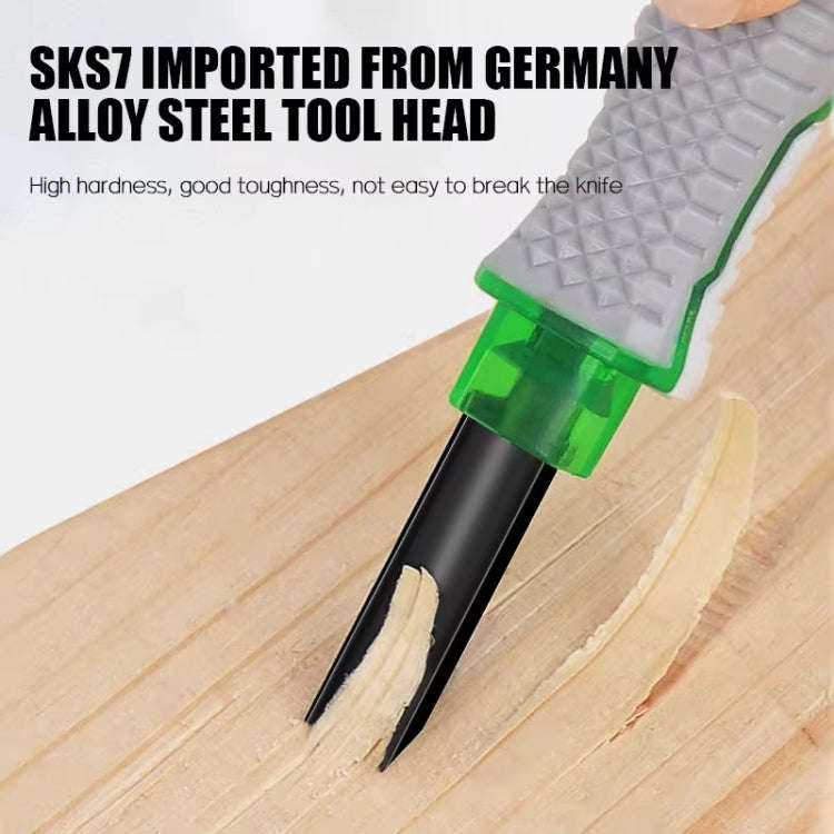 MYTEC 4 In 1 Carpenter Seal Carving Tools Alloy Bit Plastic Handle Carving Knife