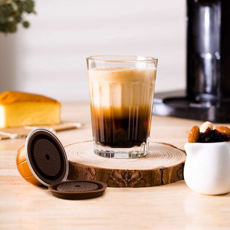 Compatible With Vertuoline Reusable Coffee Capsule Shell Silicone Cap(Coffee)
