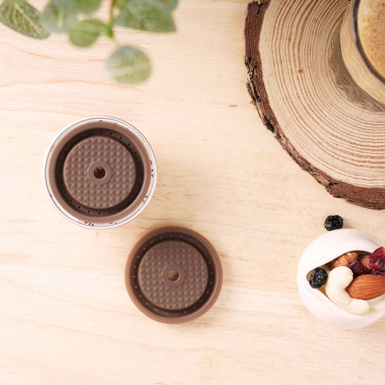 Compatible With Vertuoline Reusable Coffee Capsule Shell Silicone Cap(Coffee)