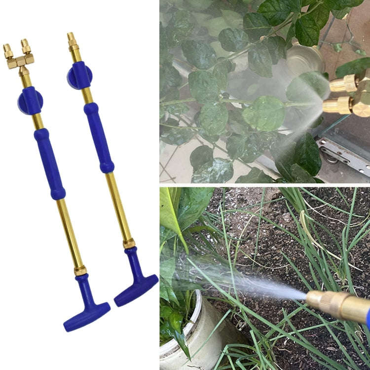 Double Head Reciprocating Push-Pull Sprayer Adjustable Garden Manual Sprayer for Most Bottles