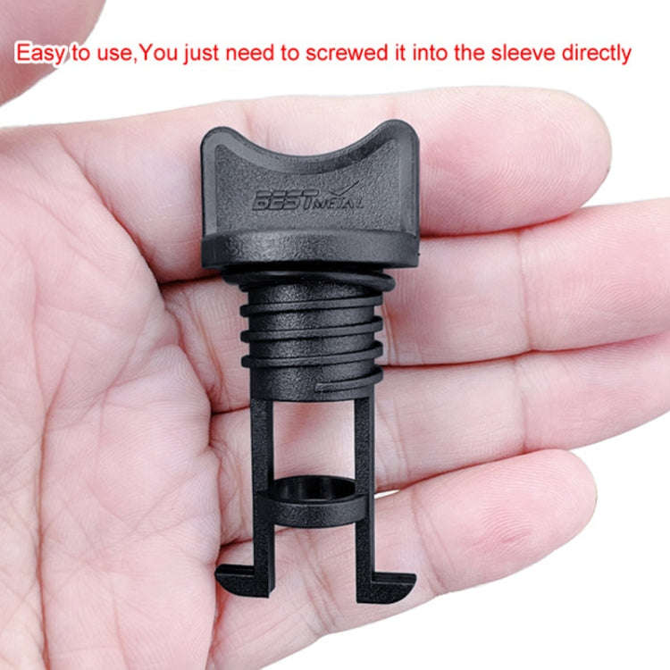 BSET MATEL 2pcs 17mm Nylon Marine Drain Plug Bilge Outlet Plug