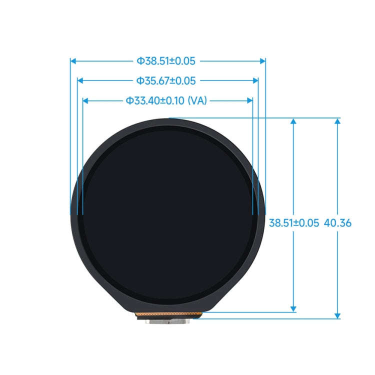 Waveshare 25098 ESP32-S3 1.28-Inch Round Touch LCD Development Board