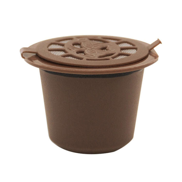 For Nescafe Coffee Capsules Reusable Coffee Filter(Brown)