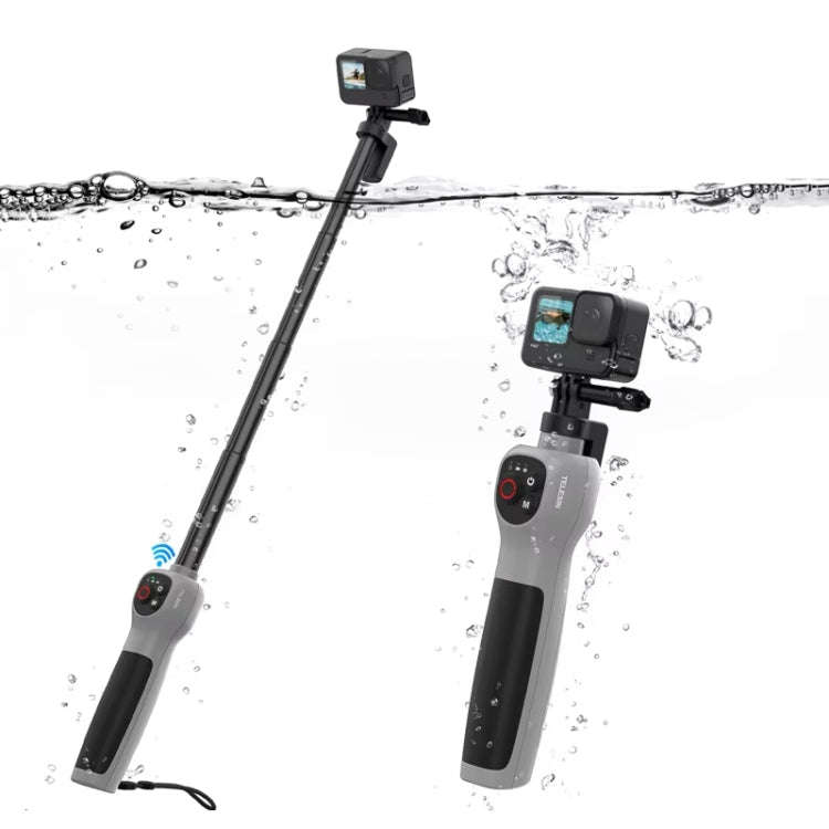 TELESIN 0.85m Underwater Selfie Stick Wireless Remote Control For GoPro HERO12 Black / HERO11 Bla...