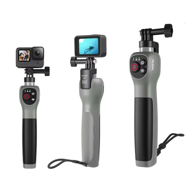 TELESIN 0.85m Underwater Selfie Stick Wireless Remote Control For GoPro HERO12 Black / HERO11 Bla...