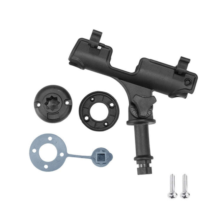 Marine 360 Degree Adjustable Plastic Fishing Rod Holder(With Round Mounting Base)