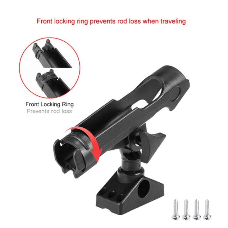 Boat Kayak 360 Degree Adjustable Fishing Rod Holder(235MM)