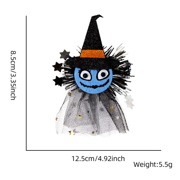 Halloween Hair Clips Hair Accessories Kids Party Dress Up Jewelry, Style: Witch