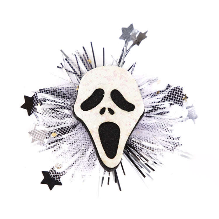 Halloween Hair Clips Hair Accessories Kids Party Dress Up Jewelry, Style: Scare Face