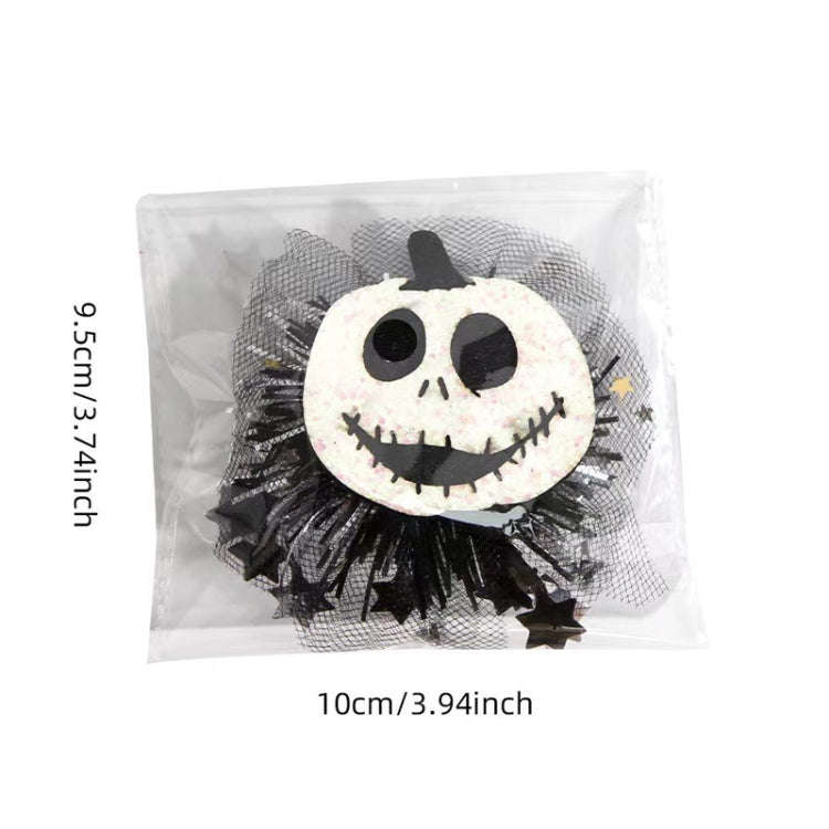 Halloween Hair Clips Hair Accessories Kids Party Dress Up Jewelry, Style: Yellow Pumpkin Demon