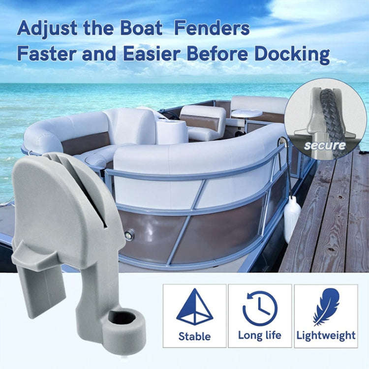 Marine Buoy Anti-collision Ball Clip Fender Buffer Hook(Black)