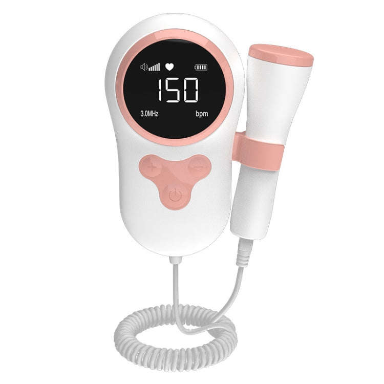T505 IP5 Dustproof And Waterproof Pregnant Women Home Doppler Fetal Heart Rate Monitor(Pink)