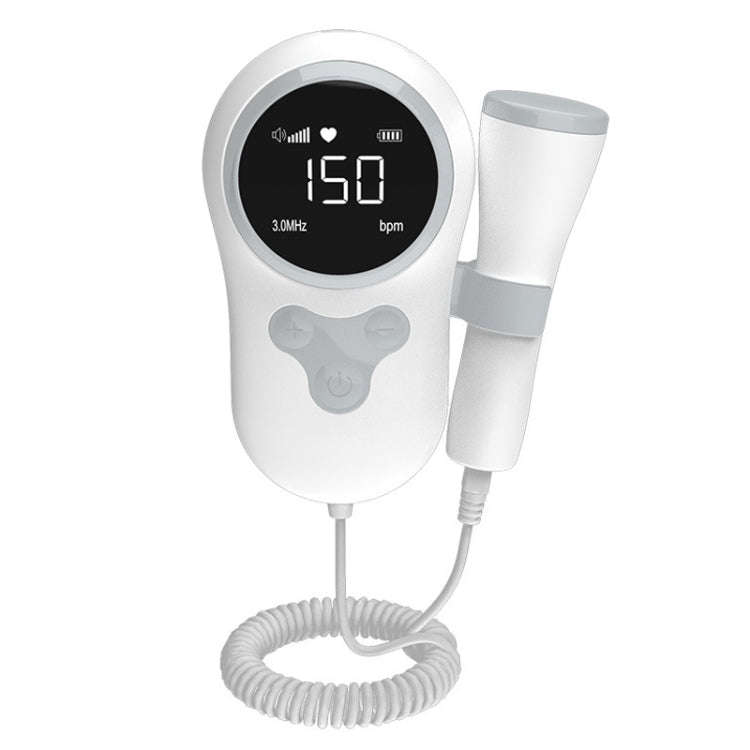 T505 IP5 Dustproof And Waterproof Pregnant Women Home Doppler Fetal Heart Rate Monitor(Grey)