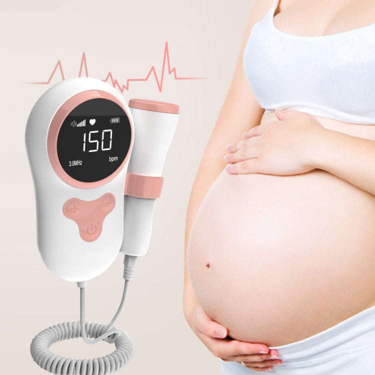 T505 IP5 Dustproof And Waterproof Pregnant Women Home Doppler Fetal Heart Rate Monitor(Grey)