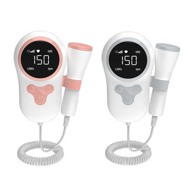 T505 IP5 Dustproof And Waterproof Pregnant Women Home Doppler Fetal Heart Rate Monitor(Pink)