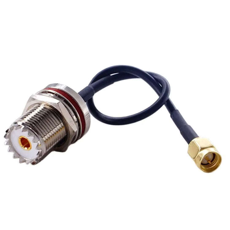 15cm SMA Male To SO239 UHF Female Coaxial RF Cable RG174 Coaxial Connector