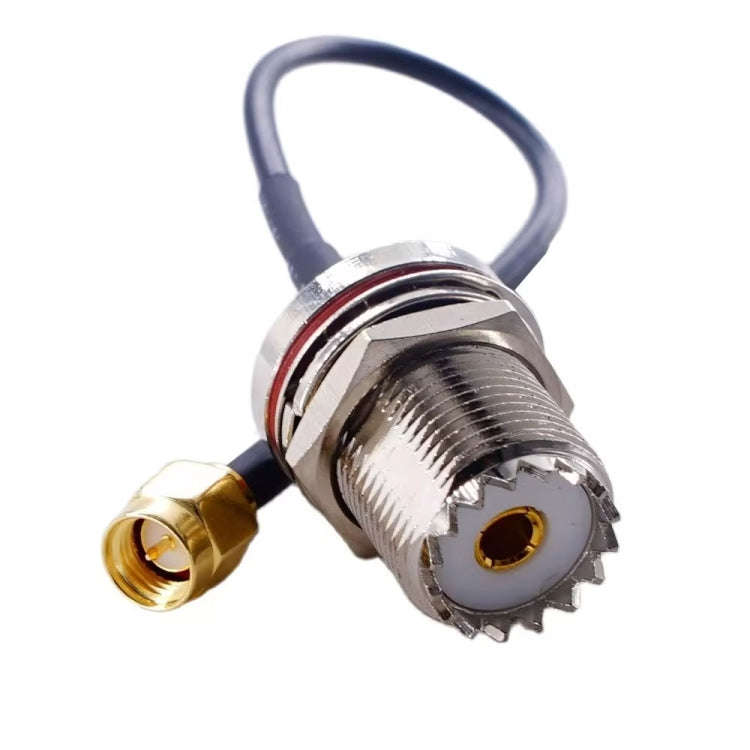 15cm SMA Male To SO239 UHF Female Coaxial RF Cable RG174 Coaxial Connector