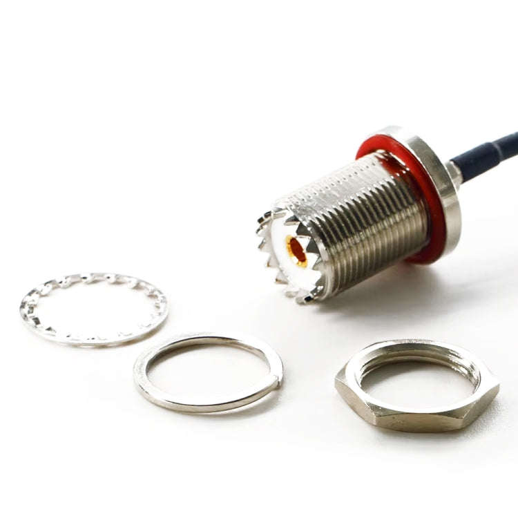 15cm SMA Male To SO239 UHF Female Coaxial RF Cable RG174 Coaxial Connector