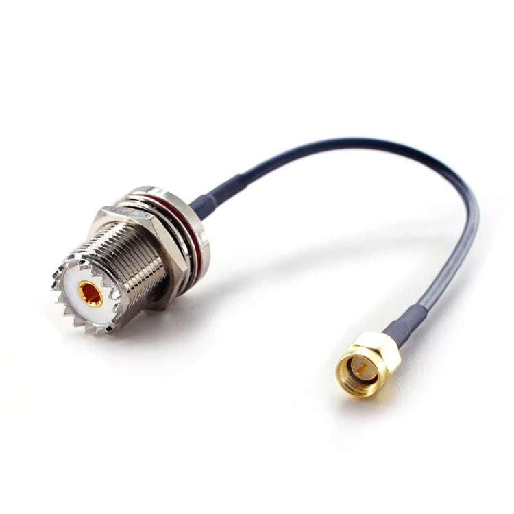 10cm SMA Male To SO239 UHF Female Coaxial RF Cable RG174 Coaxial Connector