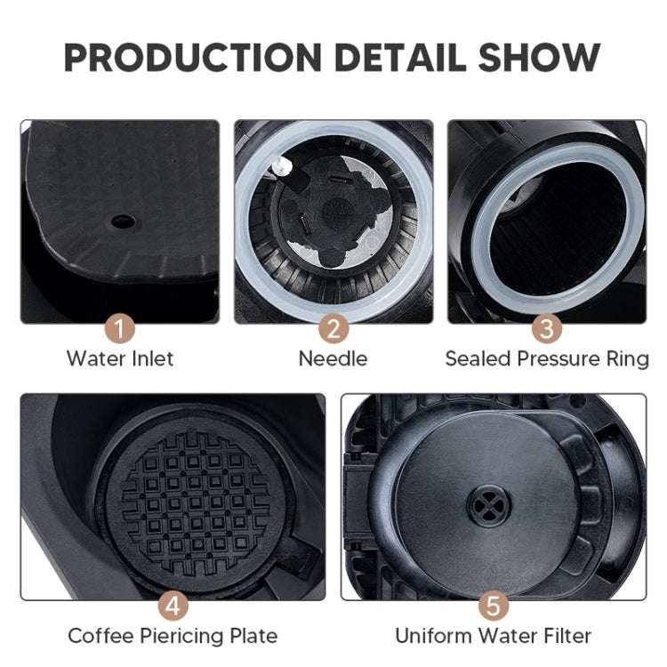 Compatible With Dolce Gusto Coffee Machine To Nespresso iCafilas Capsule Adapter Conversion Tray,...