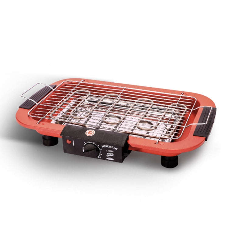 1800W Electric Grill Home BBQ Grill, UK Plug(Red)