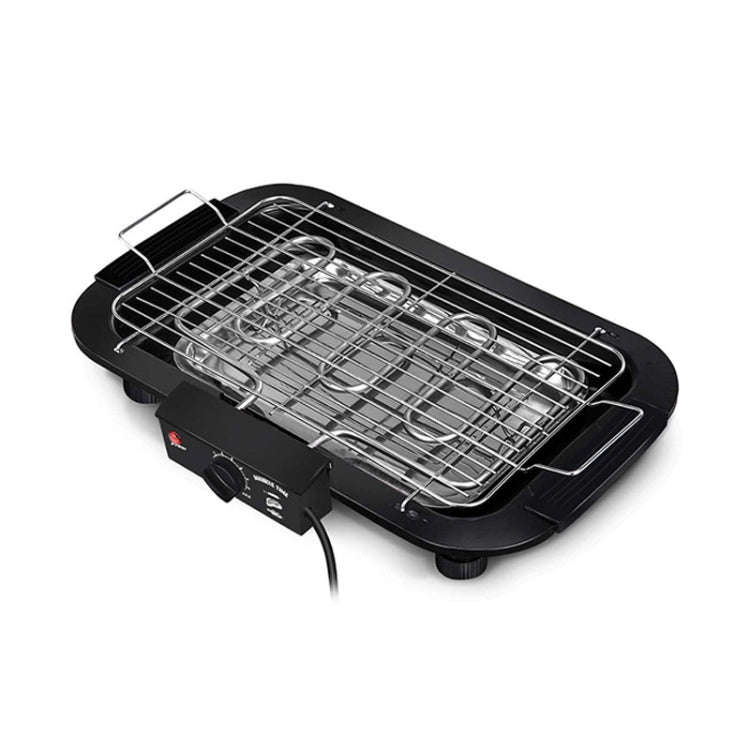 1800W Electric Grill Home BBQ Grill, UK Plug(Black)